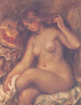 Pierre Renoir Blond Bather Spain oil painting art